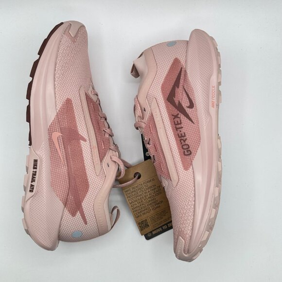 Nike Pegasus Trail 5 Gore-Tex Pink Running FQ0912-601 Women’s 10.5 / Men's 9 - Picture 6 of 9